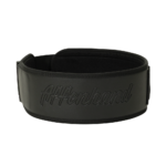 Affenhand weightlifting belt in black faux leather